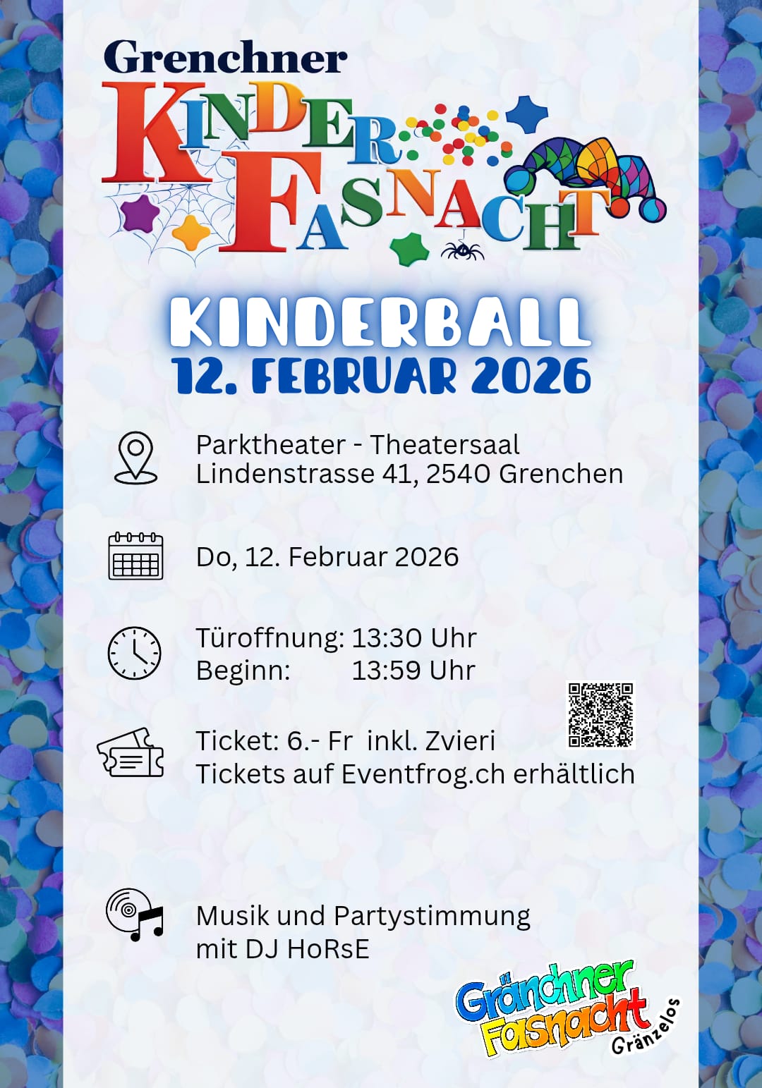 Chinderball Gränchner Fasnacht 12.2.26