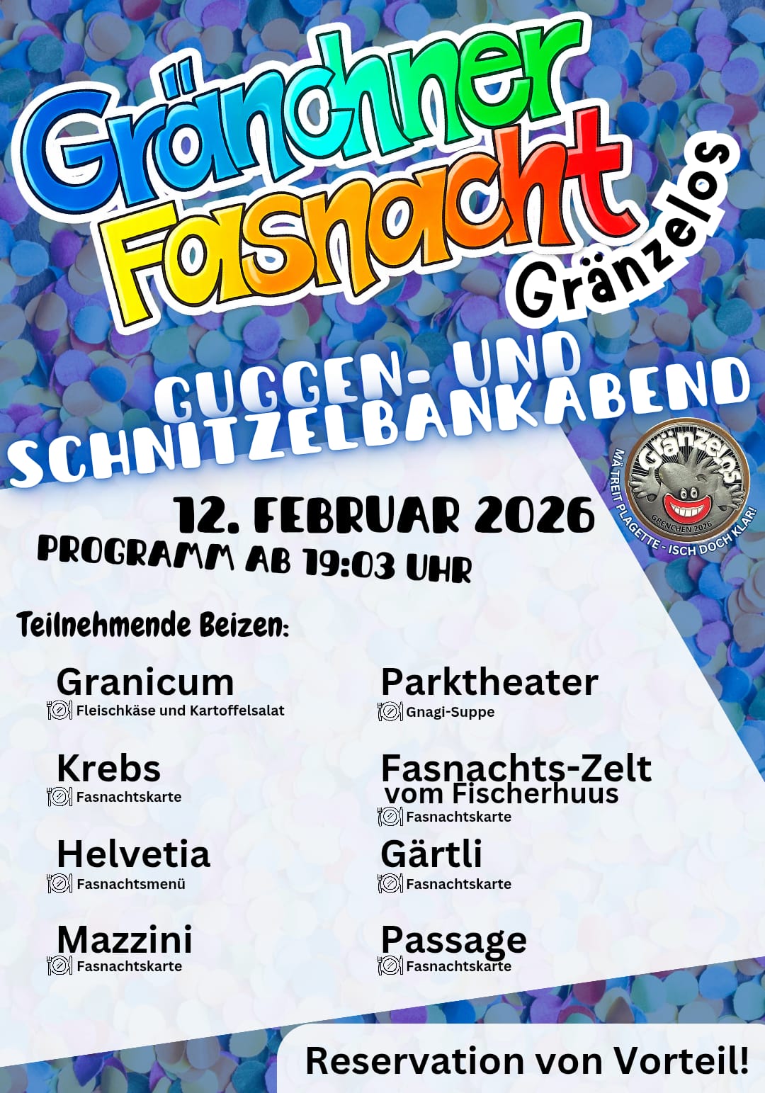 Schmudo Gränchner Fasnacht 12.2.26